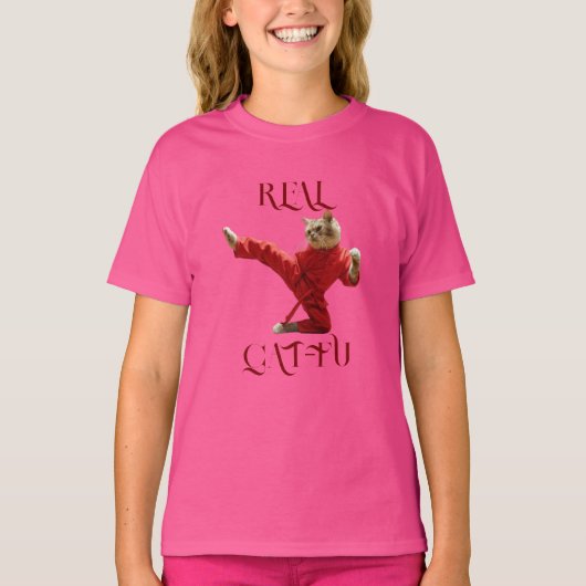 ECHTE CAT-FU T-SHIRT (Voorkant)
