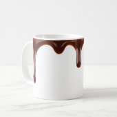 Echte chocoladedruppels mok (Voorkant links)