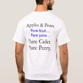Echte cider-T-shirt T-shirt (Achterkant)