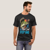 Echte Coole Stiefvader Visser Vader Vaderdag Fi T-shirt (Voorkant volledig)