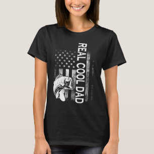 Echte coole vaders visfamilie t-shirt