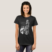 Echte coole vaders visfamilie t-shirt (Voorkant volledig)