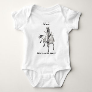 Echte Cowboys Ride Saddle Bronc Romper