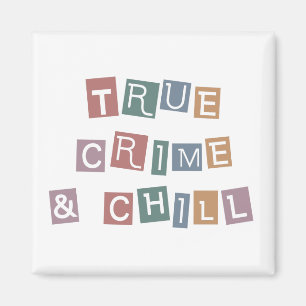 Echte criminaliteit en chill Show van Murder Cri Magneet