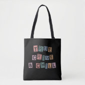 Echte criminaliteit en chill | Show van Murder Cri Tote Bag (Voorkant)