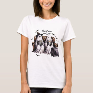 Echte criminaliteit en koeling t-shirt