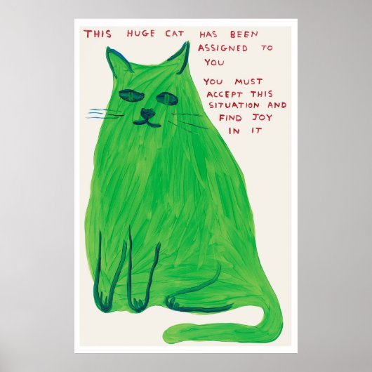 Echte David Shrigley-poster Poster (Voorkant)