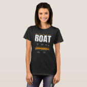 Echte delen van de boot Kajak T-shirt (Voorkant volledig)