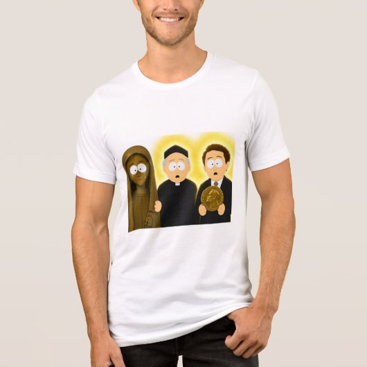 "Echte Deluxe Wonder" Tri-Blend Shirt (Voorkant)