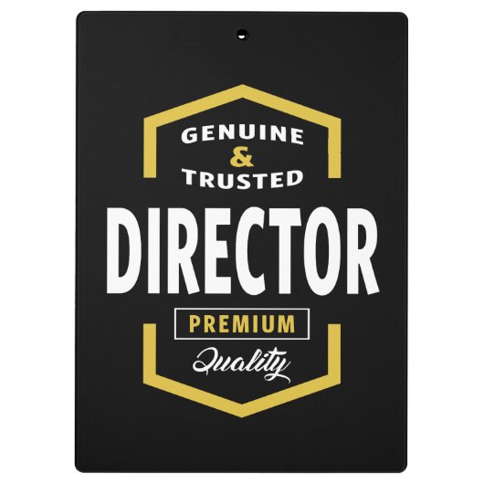 Echte directeur Cadeauideeën Klembord (Achterkant)