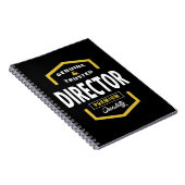 Echte directeur Cadeauideeën Notitieboek (Rechterzijde)