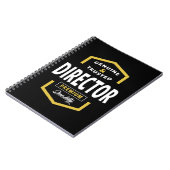 Echte directeur Cadeauideeën Notitieboek (Linkerzijde)