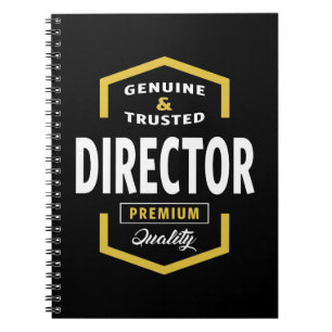 Echte directeur Cadeauideeën Notitieboek