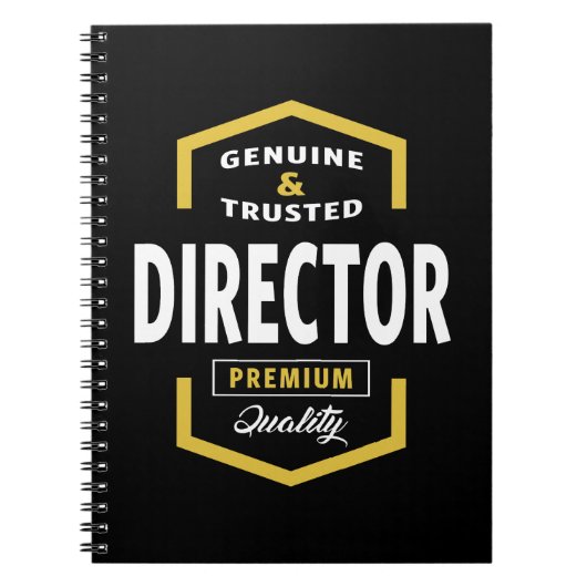Echte directeur Cadeauideeën Notitieboek (Voorkant)