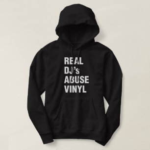 ECHTE DJ'S MISBRUIKEN VINYL HOODIE