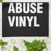ECHTE DJ'S MISBRUIKEN VINYL THEEDOEK (Gevouwen)