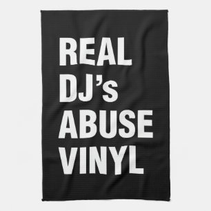 ECHTE DJ'S MISBRUIKEN VINYL THEEDOEK