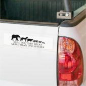 Echte Dokters (Dierenartsen) Behandelen Meer Dan é Bumpersticker (Op Truck)