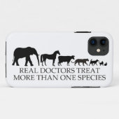Echte dokters (dierenartsen) behandelen meer dan é Case-Mate iPhone case (Achterkant (horizontaal))