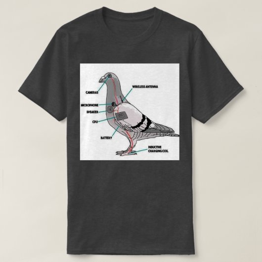 Echte duif t-shirt (Design voorkant)