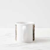 Echte eekhoorns in het oude westen espresso kop (Achterkant)