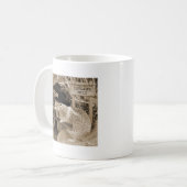 Echte eekhoorns in het oude westen koffiemok (Voorkant links)