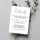 Echte eenvoud 3 Manuscript Eenvoudige Minimalistis Informatiekaartje