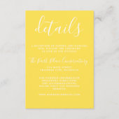 Echte eenvoud - Zonnebloem - Scandinavische minima Informatiekaartje (Voorkant)