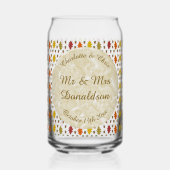 Echte eikenbladeren en Herfst van eikenbomen Blikvorm Glas (Voorkant)