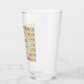 Echte eikenbladeren en Herfst van eikenbomen Glas (Links)