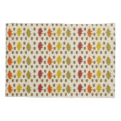 Echte eikenbladeren en Herfst van eikenbomen Kussensloop (Achterkant)