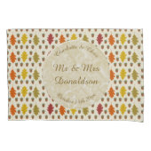 Echte eikenbladeren en Herfst van eikenbomen Kussensloop (Voorkant)