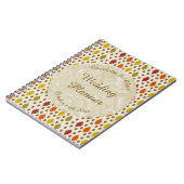 Echte eikenbladeren en Herfst van eikenbomen Notitieboek (Linkerzijde)