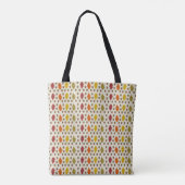 Echte eikenbladeren en Herfst van eikenbomen Tote Bag (Achterkant)