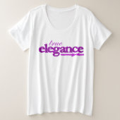 Echte elegantie paarse demask & ribbon top (Design voorkant)