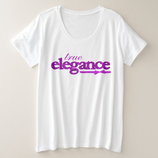 Echte elegantie paarse demask & ribbon top (Design voorkant)