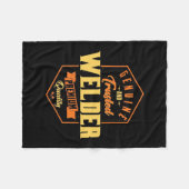 Echte en vertrouwde Welder Fleece Deken (Voorkant (Horizontaal))