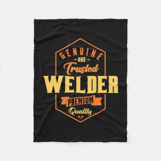 Echte en vertrouwde Welder Fleece Deken (Voorkant)