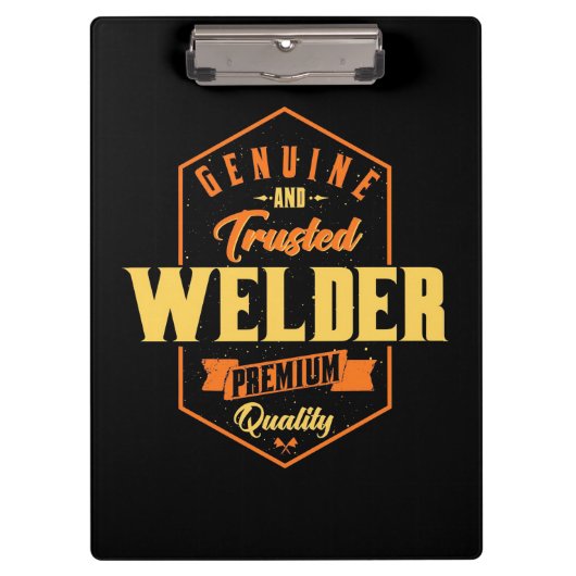 Echte en vertrouwde Welder Klembord (Voorkant)