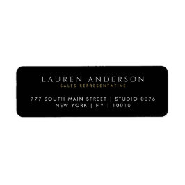 Echte Estate Agent Return Address Labels