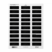 Echte Estate Agent Return Address Labels (Full Sheet)