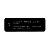 Echte Estate Agent Return Address Labels (Voorkant)