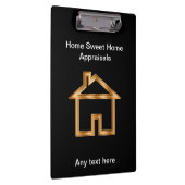 Echte Estate Appraiser Custom Cliboard Klembord (Rechts)