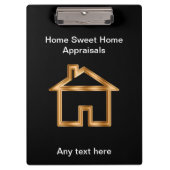 Echte Estate Appraiser Custom Cliboard Klembord (Voorkant)
