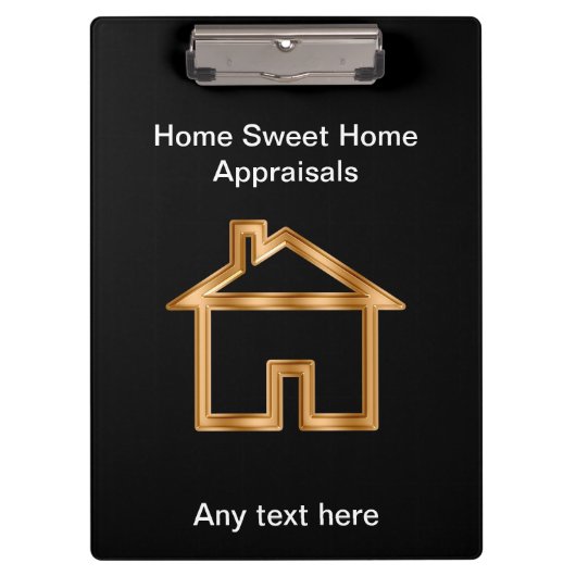 Echte Estate Appraiser Custom Cliboard Klembord (Voorkant)