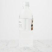 Echte Estate Promotion Water Bottle Label Waterfles Etiket (Achterkant)