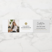 Echte Estate Promotion Water Bottle Label Waterfles Etiket (Enkel label)