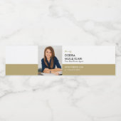 Echte Estate Promotion Water Bottle Label Waterfles Etiket (Enkel label)