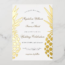 echte folie anananas bruiloft