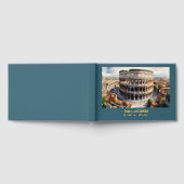 Echte folie Colosseum Rome waterverf Italië bruilo Gastenboek (Volledig)